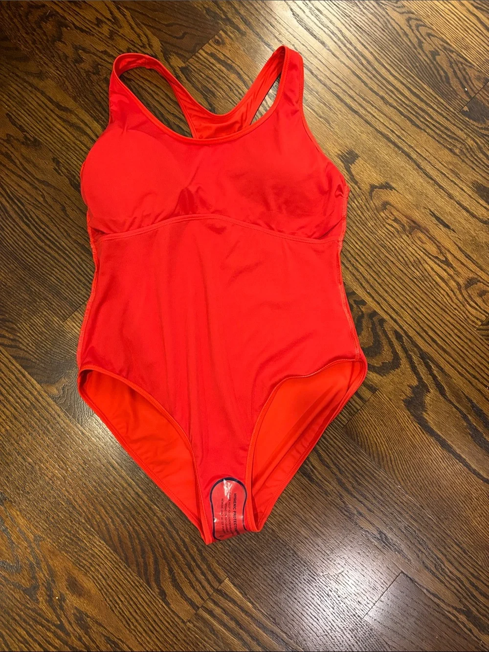 Puma Red Racerback One-Piece Swimsuit